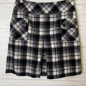 🌈 loft plaid felted skirt